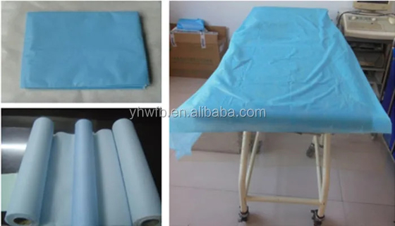 Disposable PP PE Lamination Bed Sheet Roll for Dust Proof Protection