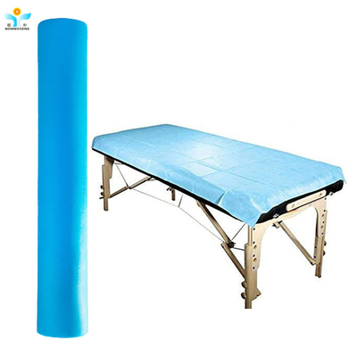 Rouleaux de draps mous et jetables respirants non stériles pour les salons de beauté