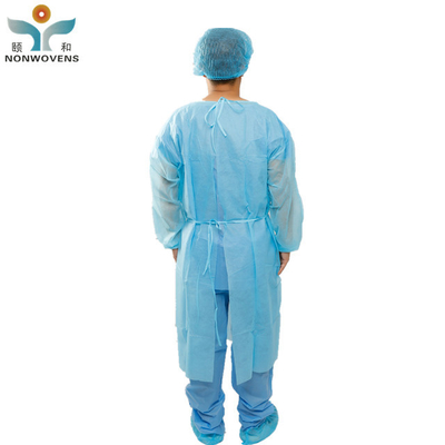 CE AAMI Level 2 Isolation Gowns Disposable Protective Clothing Medical Gown